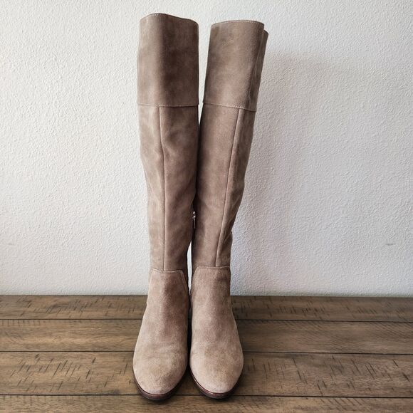 Vince Camuto Tan Over the Knee Boots - Picture 4 of 14